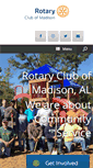 Mobile Screenshot of madisonalrotary.org