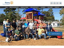 Tablet Screenshot of madisonalrotary.org